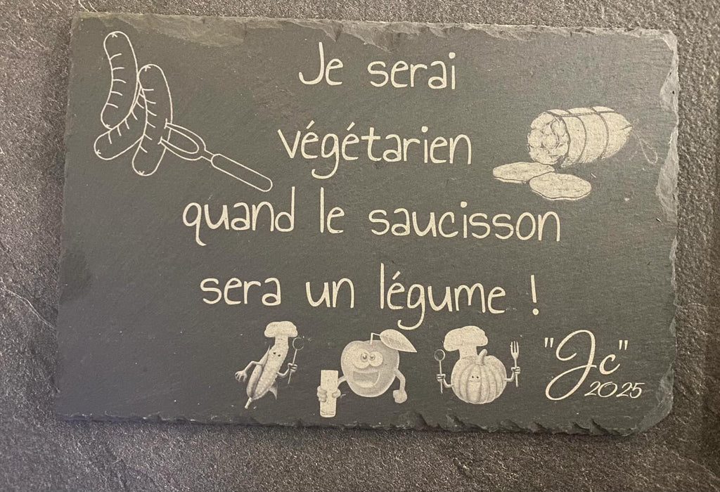 Grande ardoise personnalisée