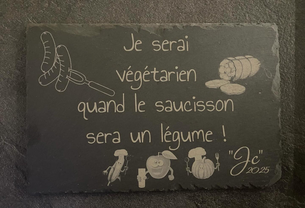 Grande ardoise personnalisée