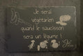 Grande ardoise personnalisée