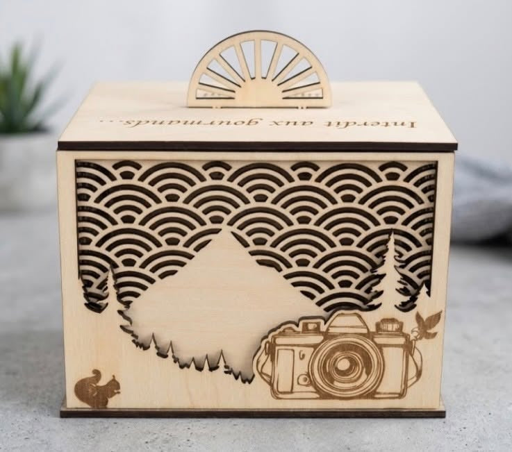 Boîte en bois personnalisée – Création artisanale sur mesure
