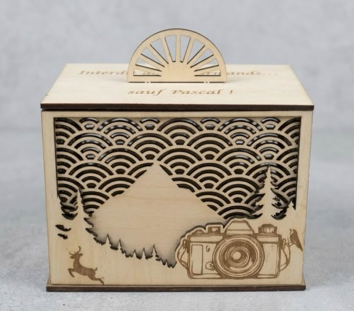 Boîte en bois personnalisée – Création artisanale sur mesure