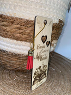Marque-pages en bois personnalisé "Maman" – Cadeau original | Création Fée Main