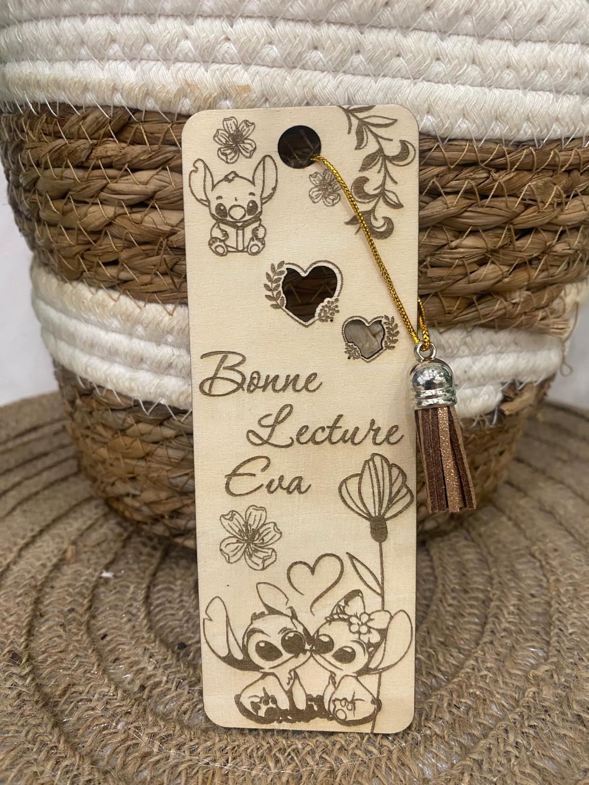 Marque-pages en bois personnalisé – Cadeau original