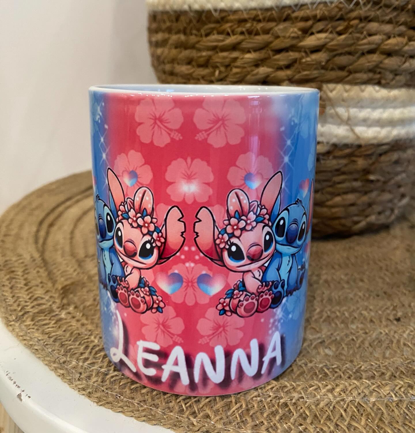 Mug personnalisé avec prénom – cadeau original fait main