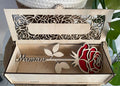 coffret rose éternelle et sa boite 27cm