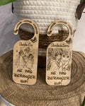 Accroches de porte en bois
