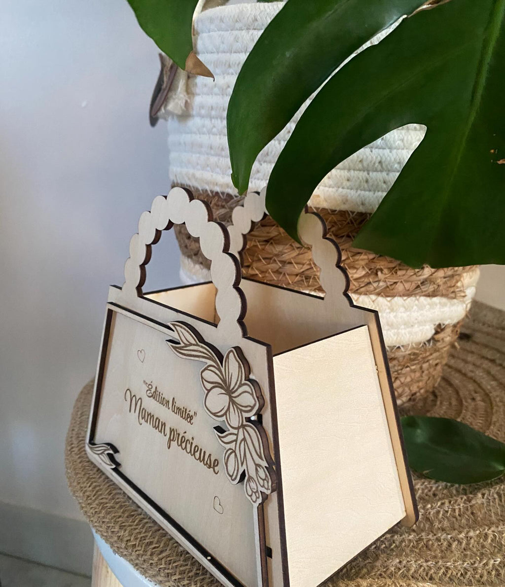 Sac en bois - Édition limitée – Maman précieuse